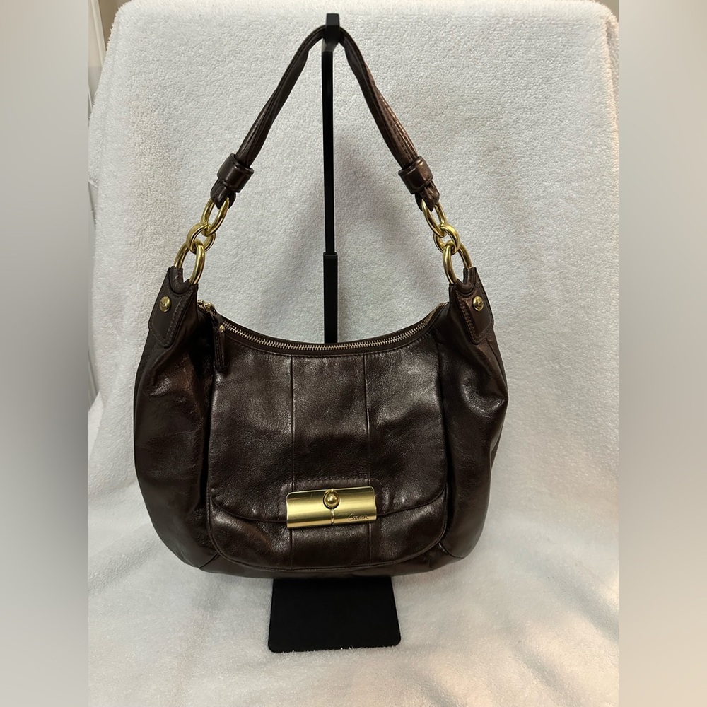 COACH "Kristin"  Leather Hobo/ Shoulder Bag